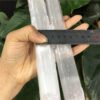 Moroccan Natural Clear Gypsum Selenite Crystal Wand Wicca Decor Point