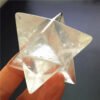 Natural Crystal Quartz Merkaba Stars Gemstone Unicursal Hexagram Great For Meditation Healing Positive Healing Balancing Set - Stones