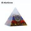 Natural Fluorite Crystal Pyramid Quartz Healing Stone Chakra Orgonite Reiki Crystal Altar Props Gem Stone Borad game