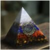 Natural Fluorite Crystal Pyramid Quartz Healing Stone Chakra Orgonite Reiki Crystal Altar Props Gem Stone Borad game