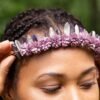 Magic Wicca~Natural Raw crystal rainbow crown headband Crystal crown witch bride party gift mysterious wedding bridesmaid jewelry princess