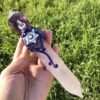 Natural Stone Crystal Point Magic Scepter Wand Stick Energy Reiki Healing Ceremony Props Wicca Supplies Meditation Spiritual| |