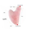 Natural Stone Jade Gouache Scraper Rose Quartz Facial Gua Sha Tools Neck Massager for Face Lifting Wrinkle Remover Beauty Health|Facial Care Tool|