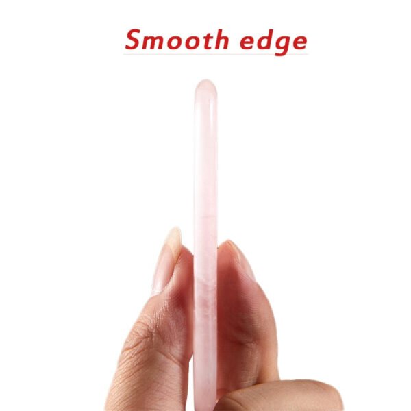 Natural Stone Jade Gouache Scraper Rose Quartz Facial Gua Sha Tools Neck Massager for Face Lifting Wrinkle Remover Beauty Health|Facial Care Tool|