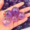 Magicun Crystal~Natural amethyst ball Brazilian amethyst ball for the wholesale of Buddha water  natur stones and crystals