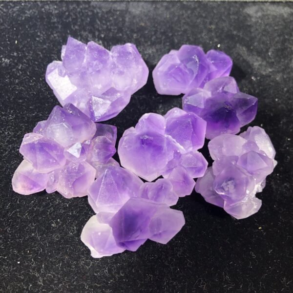 Magicun Crystal~Natural amethyst single crystal original stone purple tooth original stone lavender amethyst single crystal Buddhist supplies
