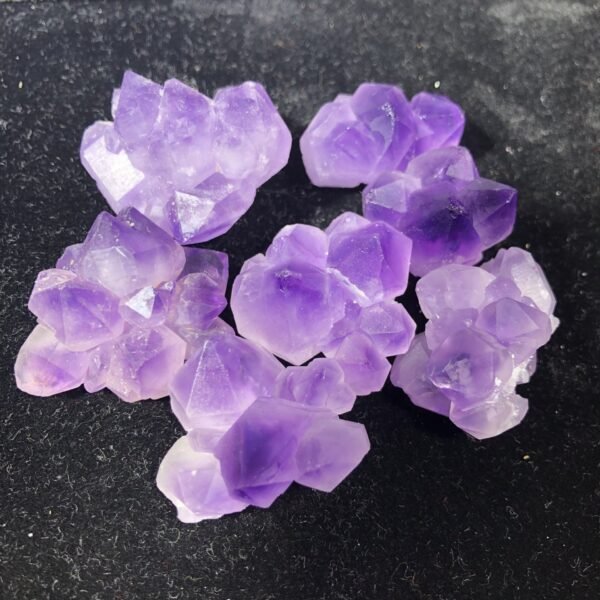 Magicun Crystal~Natural amethyst single crystal original stone purple tooth original stone lavender amethyst single crystal Buddhist supplies
