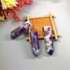 Magicun Crystal~Natural amethyst stone Natural Amethyst Crystal Point Mineral Ornament Healing Home Decoration Study Room Decoration DIY Gifts
