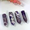 Magicun Crystal~Natural amethyst stone Natural Amethyst Crystal Point Mineral Ornament Healing Home Decoration Study Room Decoration DIY Gifts