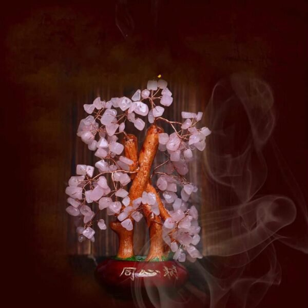 Magicun Crystal~Natural citrine amethyst  office feng shui ornaments citrine money tree lucky money tree chinese money tree