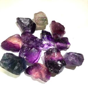 Magicun Crystal~Natural colorful fluorite large grain rough mineral specimen decoration decorative crafts original stone purple fluorite