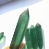 Magicun Crystal~Natural crystal fluorite double tip, green fluorite crystal column energy decoration wholesale