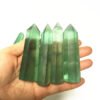Magicun Crystal~Natural crystal fluorite pillar green fluorite crystal column six prisms green fluorite single tip energy decoration wholesale