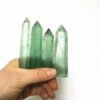 Magicun Crystal~Natural crystal fluorite pillar green fluorite crystal column six prisms green fluorite single tip energy decoration wholesale
