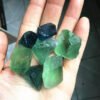 Magicun Crystal~Natural fluorite rough green and blue fluorite can be used as a pendant DIY jewelry