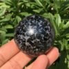 Magicun Crystal~Natural gray ball ornaments gray feldspar ball ornaments ornaments town house living room study