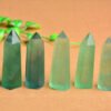 Magicun Crystal~Natural green stone purple fluorite crystal column decoration green crystal degaussing energy hexagonal prism8 cm 910 11 12 cm