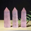 Magicun Crystal~Natural powder crystal six prisms powder crystal single tip column 7cm 8cm 9cm 10cm 11cm
