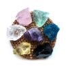 Magicun Crystal~Natural quartz stone wool rock ore samples Decoration Five crystal healing chakra energy stone rock crystal