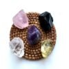 Magicun Crystal~Natural quartz stone wool rock ore samples Decoration Five crystal healing chakra energy stone rock crystal