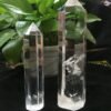 Magicun Crystal~Natural single-point double-pointed white crystal column crystal  ornaments crystal small crafts natural crystal crafts
