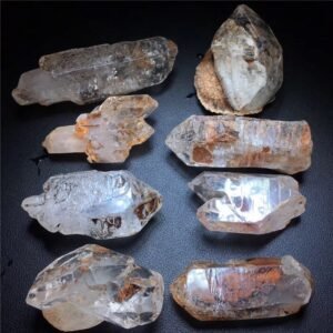 Magicun Crystal~Natural white crystal humerus hollow hole backbone stone Master high frequency energy arrangement crystal healing stone