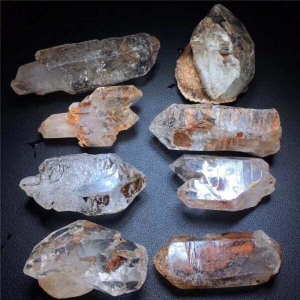 Magicun Crystal~Natural white crystal humerus hollow hole backbone stone Master high frequency energy arrangement crystal healing stone