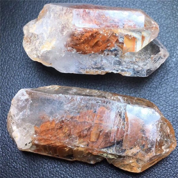 Magicun Crystal~Natural white crystal humerus hollow hole backbone stone Master high frequency energy arrangement crystal healing stone