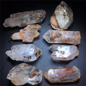 Magicun Crystal~Natural white crystal humerus hollow hole backbone stone Master high frequency energy arrangement crystal healing stone