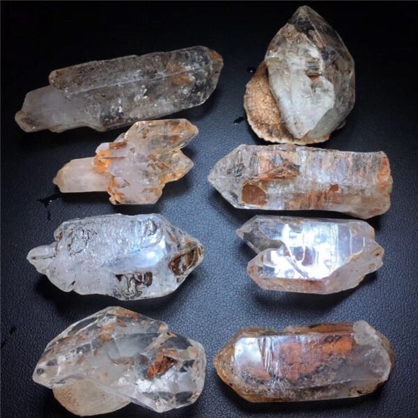 Magicun Crystal~Natural white crystal humerus hollow hole backbone stone Master high frequency energy arrangement crystal healing stone