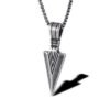 Viking Magic~Never Fade Amazing Price ARROWHEAD KUNAI PRIMAL NECKLACE FOR MEN SPEARHEAD JEWELLERY STAINLESS STEEL TRIBAL SURF PENDANT JEWELRY
