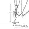 Viking Magic~Never Fade Amazing Price ARROWHEAD KUNAI PRIMAL NECKLACE FOR MEN SPEARHEAD JEWELLERY STAINLESS STEEL TRIBAL SURF PENDANT JEWELRY