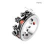Magic Ring~ Knight Templar crown Titanium Steel Men Signet Ring Gold Silver Jewelry Punk Rock Male Rings Biker Band Hip Hop HF469