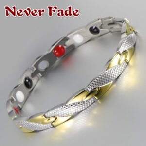 Viking Magic~Never Fade Magnetic Bracelet For Women Twisted Healthy Power Therapy Magnets Magnetite Bracelets Bangles Men Health Care Jewelry