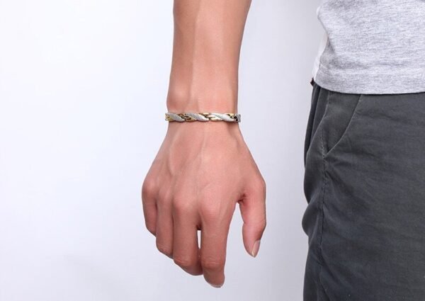 Viking Magic~Never Fade Magnetic Bracelet For Women Twisted Healthy Power Therapy Magnets Magnetite Bracelets Bangles Men Health Care Jewelry