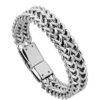 Viking Magic~Never Fade Men Punk bracelet Titanium steel Men's Gold Silver Link hand Chains Bracelet Bangles Trendy Bracelets For Man Gifts