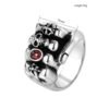 Magic Ring~ Men's Fashion Punk Rock Biker Skull Fist FW Ring, Vintage Gothic Cross Ring US Size 7 To 13 HF485