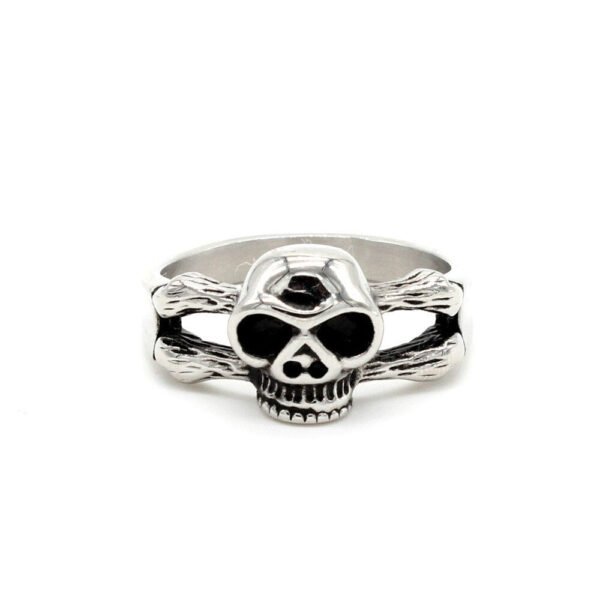 Magic Ring~ Mens Boys Vintage 316L Stainless Steel Rugged Skull Rings Fashion Punk Party Biker Jewelry HF696