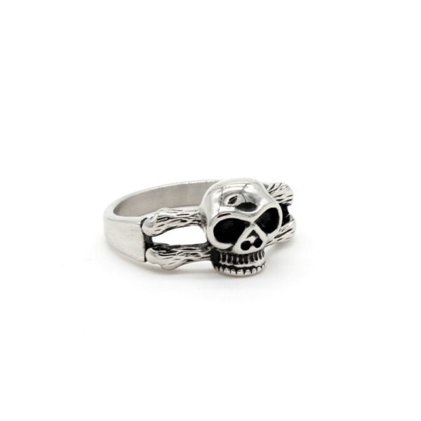 Magic Ring~ Mens Boys Vintage 316L Stainless Steel Rugged Skull Rings Fashion Punk Party Biker Jewelry HF696