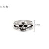 Magic Ring~ Mens Boys Vintage 316L Stainless Steel Rugged Skull Rings Fashion Punk Party Biker Jewelry HF696
