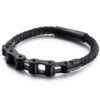 Viking Magic~Never Fade New Frosted Stainless Steel Bike Chain Bracelet Men Bicycle Motorcycle Mens Leather Bracelets Jewelry Ghost Rider