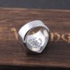 Never Fade Stainless Steel Viking Compass Runic Statement Rings Men Vintage Color Nordic Viking Totem Odin Men Rings Jewelry