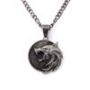 Viking Magic~New Arrival Wizard wolf head pendant necklace for Geralt necklace with a The Wild Hunt 3 Figure TV