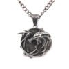 Viking Magic~New Arrival Wizard wolf head pendant necklace for Geralt necklace with a The Wild Hunt 3 Figure TV