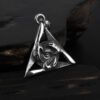 New Eye of Horus Pendant Necklace for Men's Sweater Chain Fashion Hip Hop Stainless Steel Trend Triangle Jewelry Gift