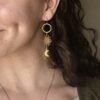 Gold Colour Daisy Sunflower Hoop Earring Endless Hoops Dangle Simple Holiday Gift for Her Bridesmaid Women Jewelry Trend