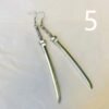 New Goth Blood Sword Hoop Earrings Ring Sword Classic Eardrop Big Sword