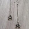 Goth Long Chain Spider Earrings Jewellery Rock Grunge Horror Creative Punk Charm Beautiful Fashion   Halloween