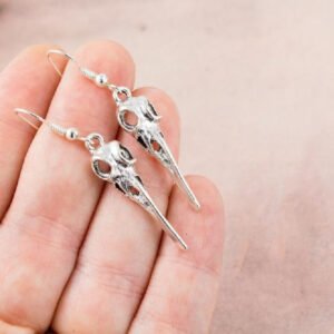 New-Gothic-Bird-Skull-Earrings-Pentagram-Crow-Skull-Halloween-Punk-Creative-Women-Fashion-Delicacy-Witch-Jewelry New Gothic Bird Skull Earrings Pentagram Crow Skull Halloween Punk Creative Women Fashion Delicacy Witch Jewelry Charm Gift 2021