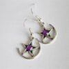 Pentagram Moon Earrings Witchy Goddess Pagan Druid Witchcraft Supplies Classical Halloween Statement Jewellery
